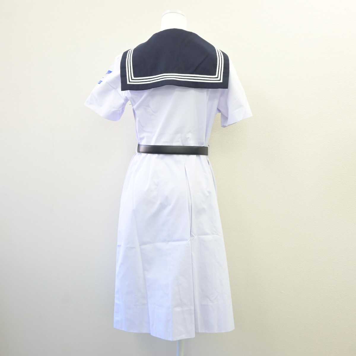 【中古】兵庫県 芦屋学園高等学校 女子制服 2点 (セーラー服) sf060842