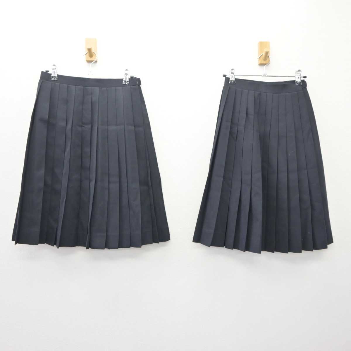 【中古】三重県 伊勢市立二見中学校 女子制服 2点 (スカート・スカート) sf060848