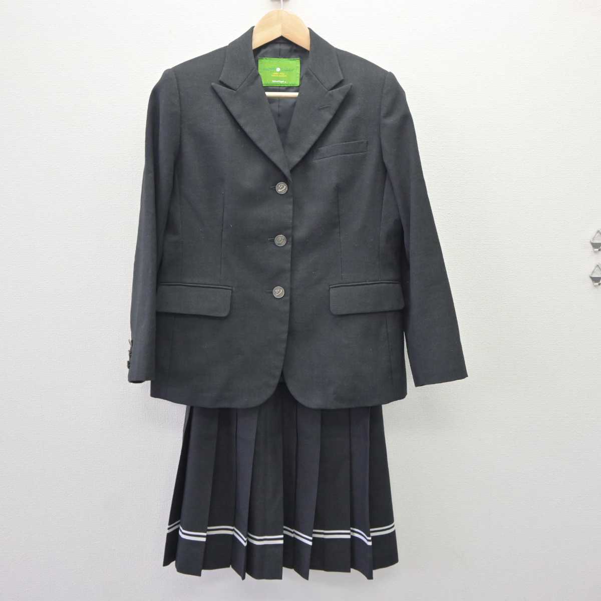 【中古】広島県 銀河学院中学校高等学校 女子制服 2点 (ブレザー・スカート) sf060852