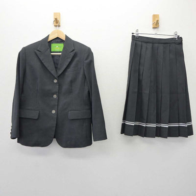 【中古】広島県 銀河学院中学校高等学校 女子制服 2点 (ブレザー・スカート) sf060852