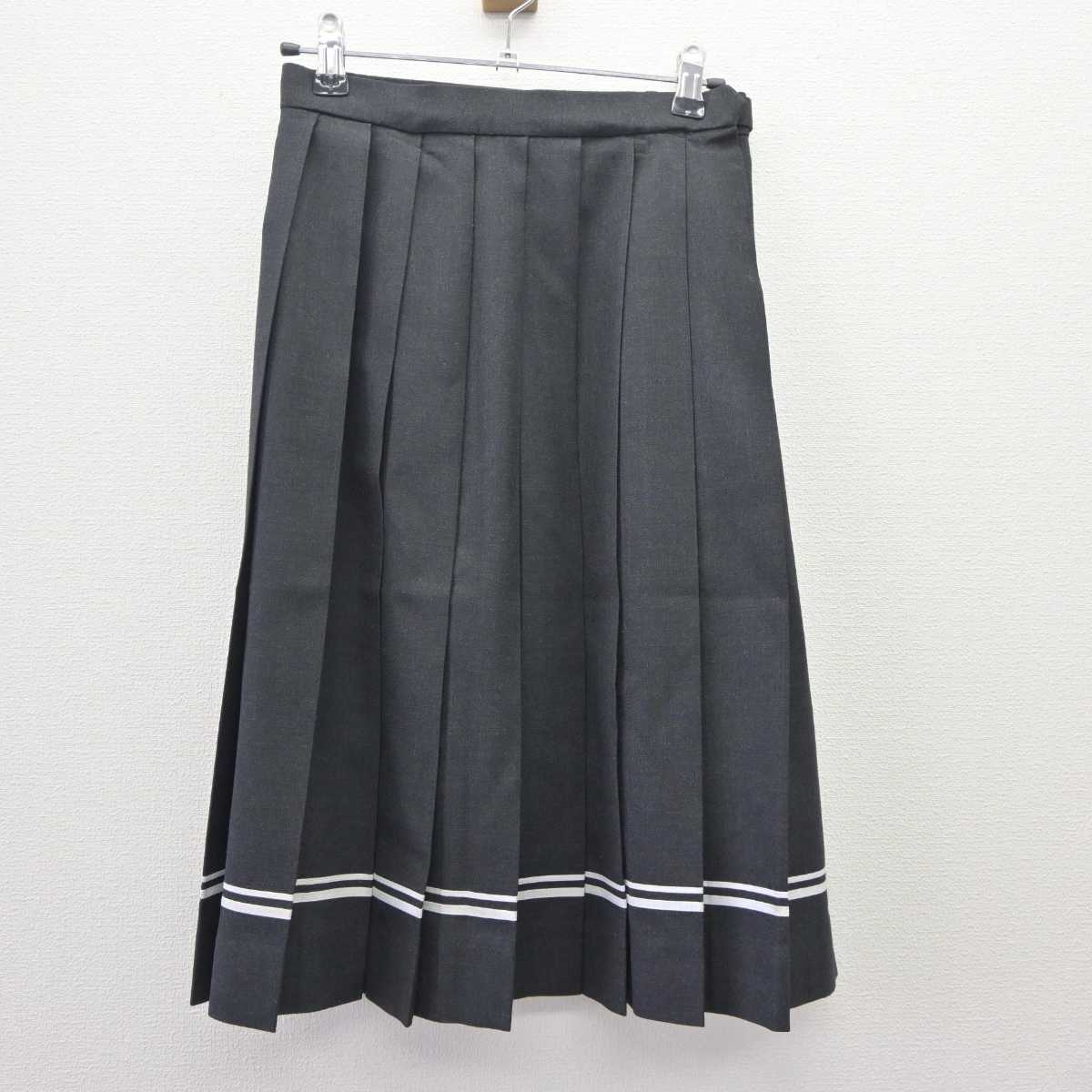 【中古】広島県 銀河学院中学校高等学校 女子制服 2点 (ブレザー・スカート) sf060852