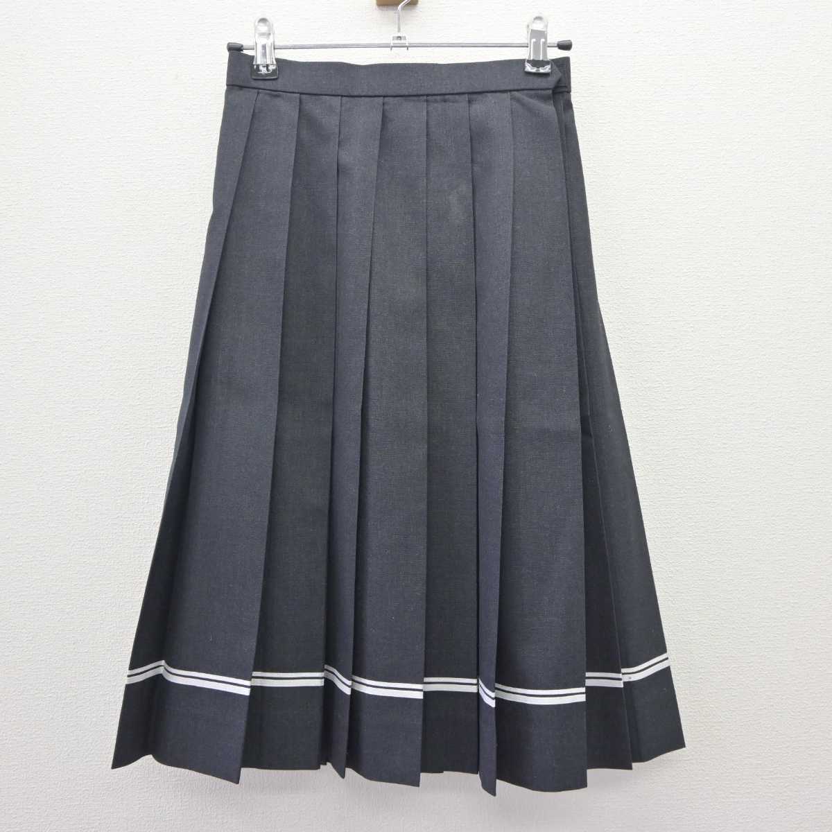 【中古】広島県 銀河学院中学校高等学校 女子制服 3点 (シャツ・スカート) sf060853