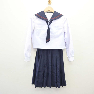 【中古】北海道 滝川工業高等学校 女子制服 4点 (セーラー服・スカート) sf060877