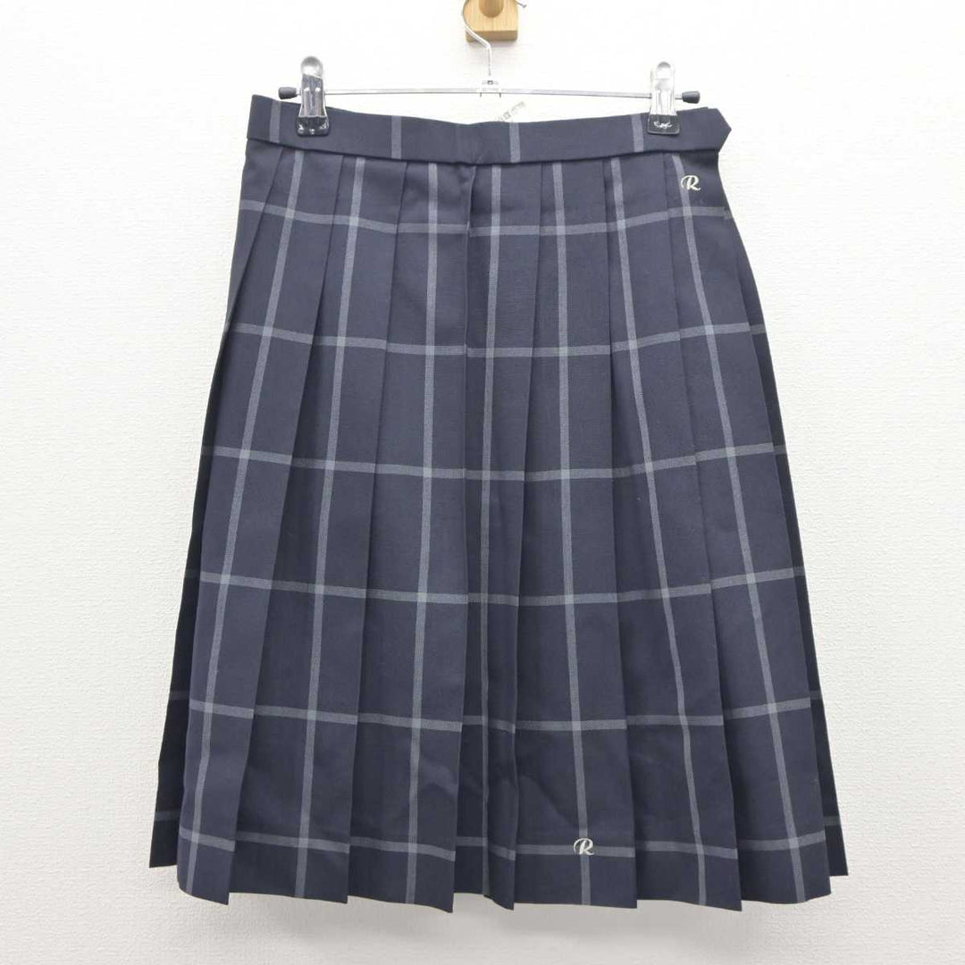 【中古】京都府 洛東高等学校 女子制服 4点 (ニットベスト・シャツ・スカート) sf060897 | 中古制服通販パレイド