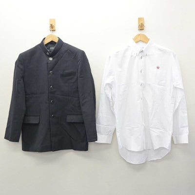 【中古】山口県 下関工科高等学校 男子制服 4点 (学ラン・シャツ・ズボン) sf060902