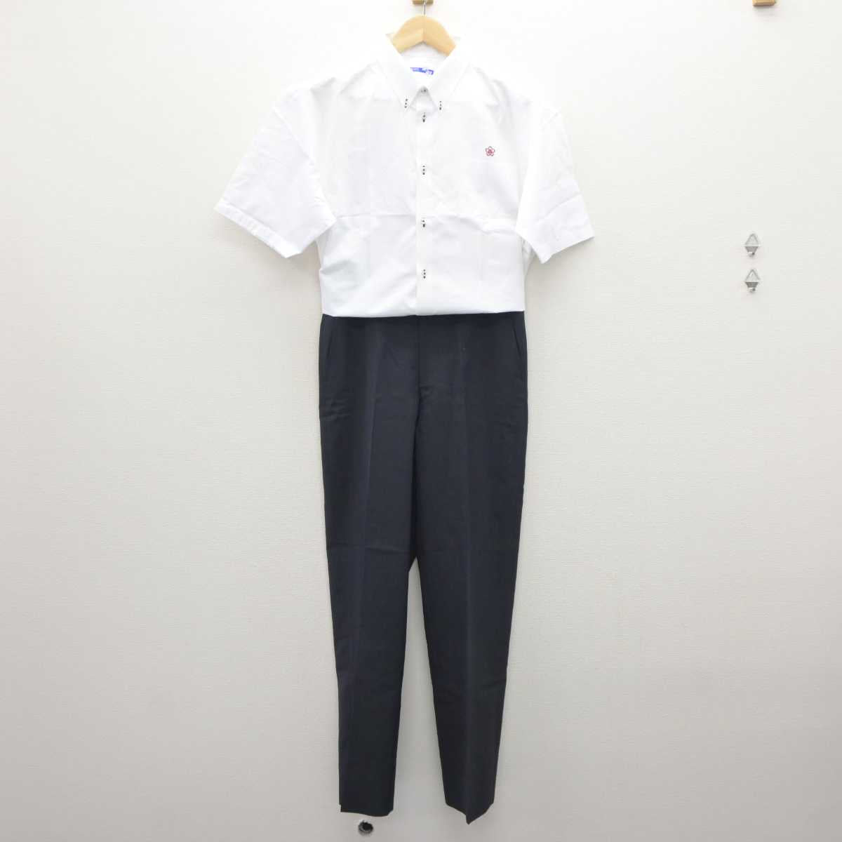 【中古】山口県 下関工科高等学校 男子制服 2点 (シャツ・ズボン) sf060903