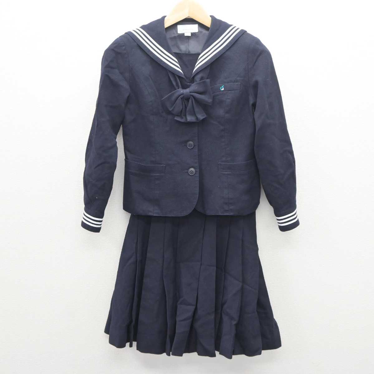 【中古】東京都 大田桜台高等学校 女子制服 3点 (セーラー服・スカート) sf060916