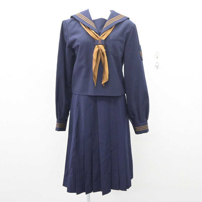 【中古】東京都 関東国際高等学校 女子制服 3点 (セーラー服・スカート) sf060919