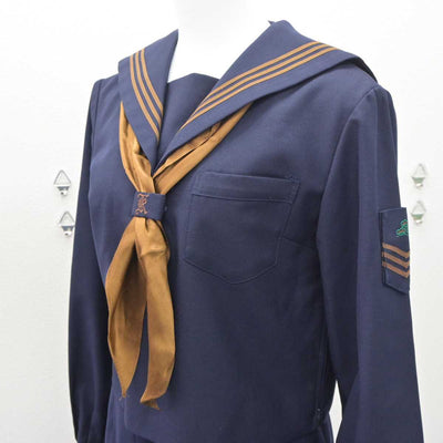 【中古】東京都 関東国際高等学校 女子制服 3点 (セーラー服・スカート) sf060919