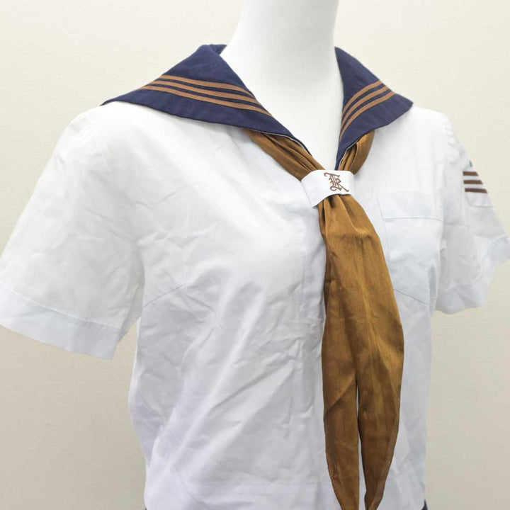 中古】東京都 関東国際高等学校 女子制服 3点 (セーラー服 中古】東京都 関東国際高等学校 女子制服 3点 (セーラー服