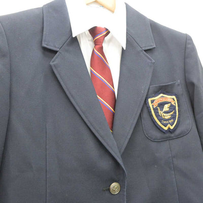 【中古】福岡県 福翔高等学校 女子制服 4点 (ブレザー・シャツ・スカート) sf060929