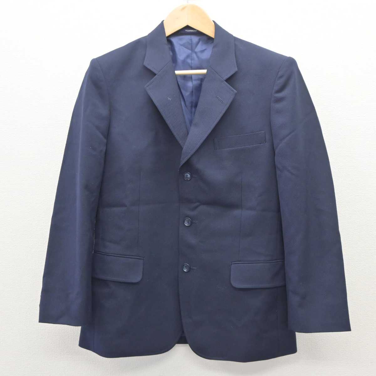 【中古】神奈川県 大和市立鶴間中学校 男子制服 3点 (ブレザー・シャツ・ズボン) sf060931