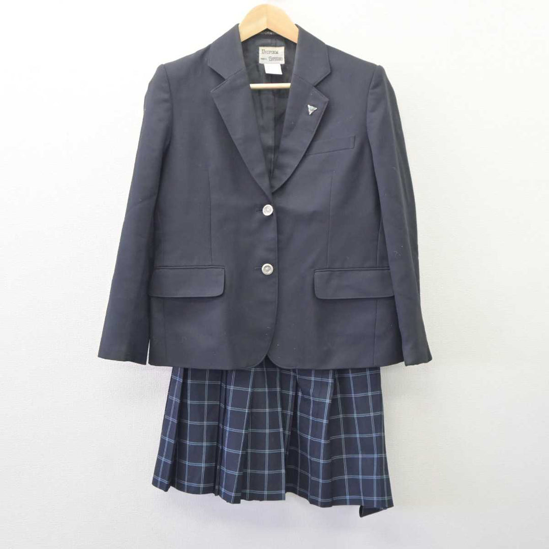 中古】東京都 調布市立第三中学校 女子制服 4点 (ブレザー