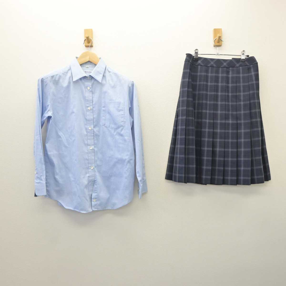 【中古】愛知県 大同大学大同高等学校 女子制服 2点 (シャツ・スカート) sf060973