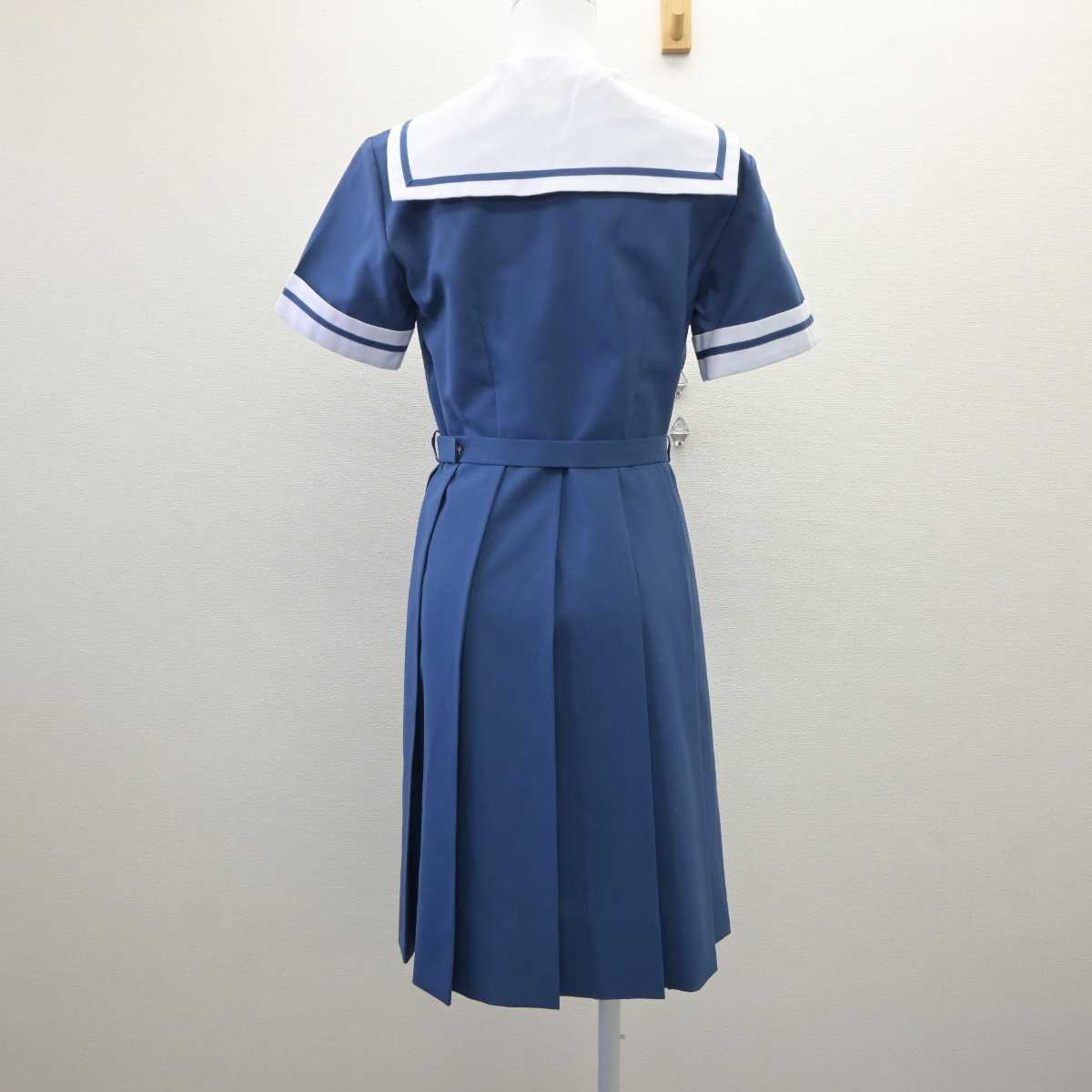 【中古】熊本県 熊本学園大学付属高等学校 女子制服 2点 (ジャンパースカート) sf060982