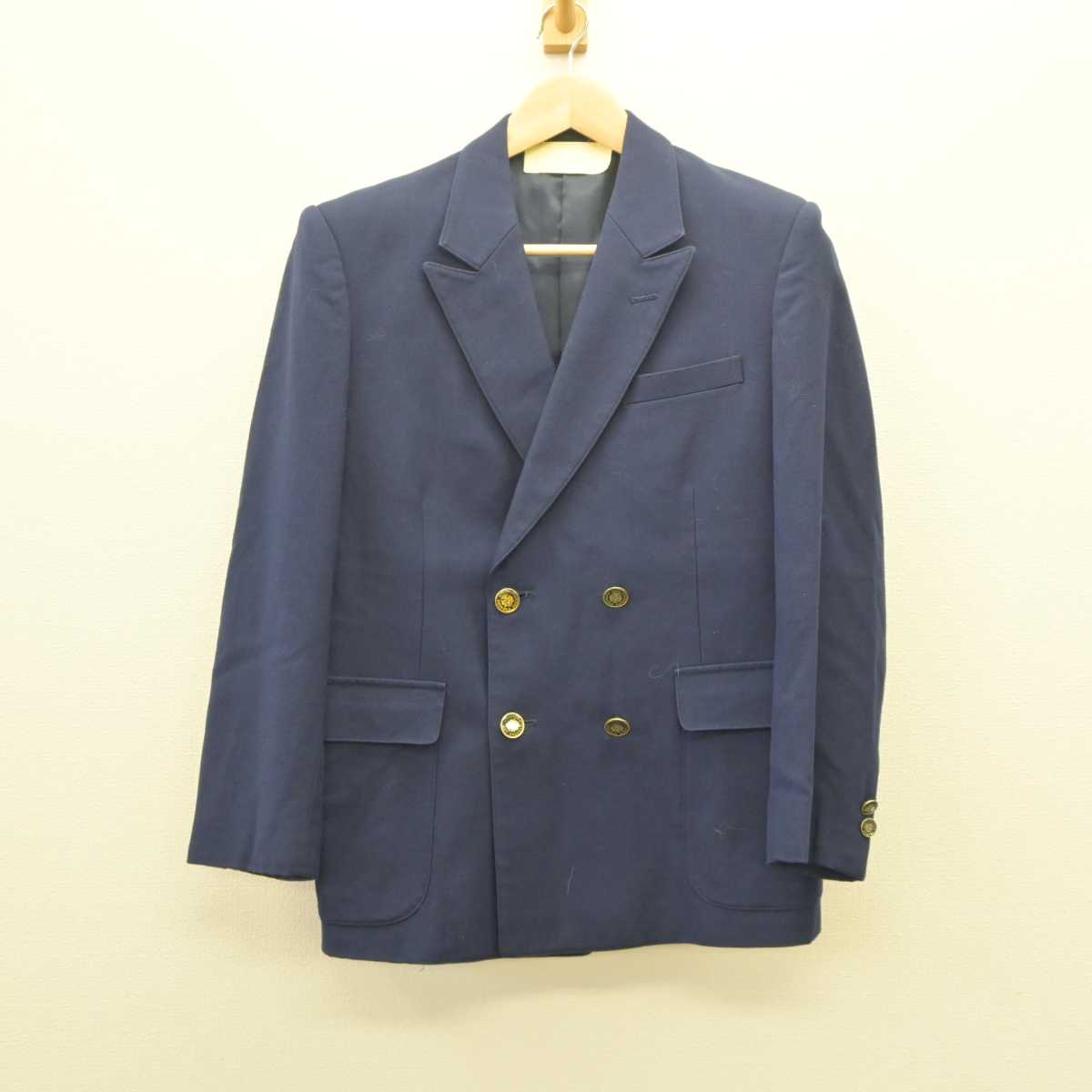 【中古】兵庫県 光ガ丘中学校 男子制服 4点 (ブレザー・ズボン・ズボン) sf060985