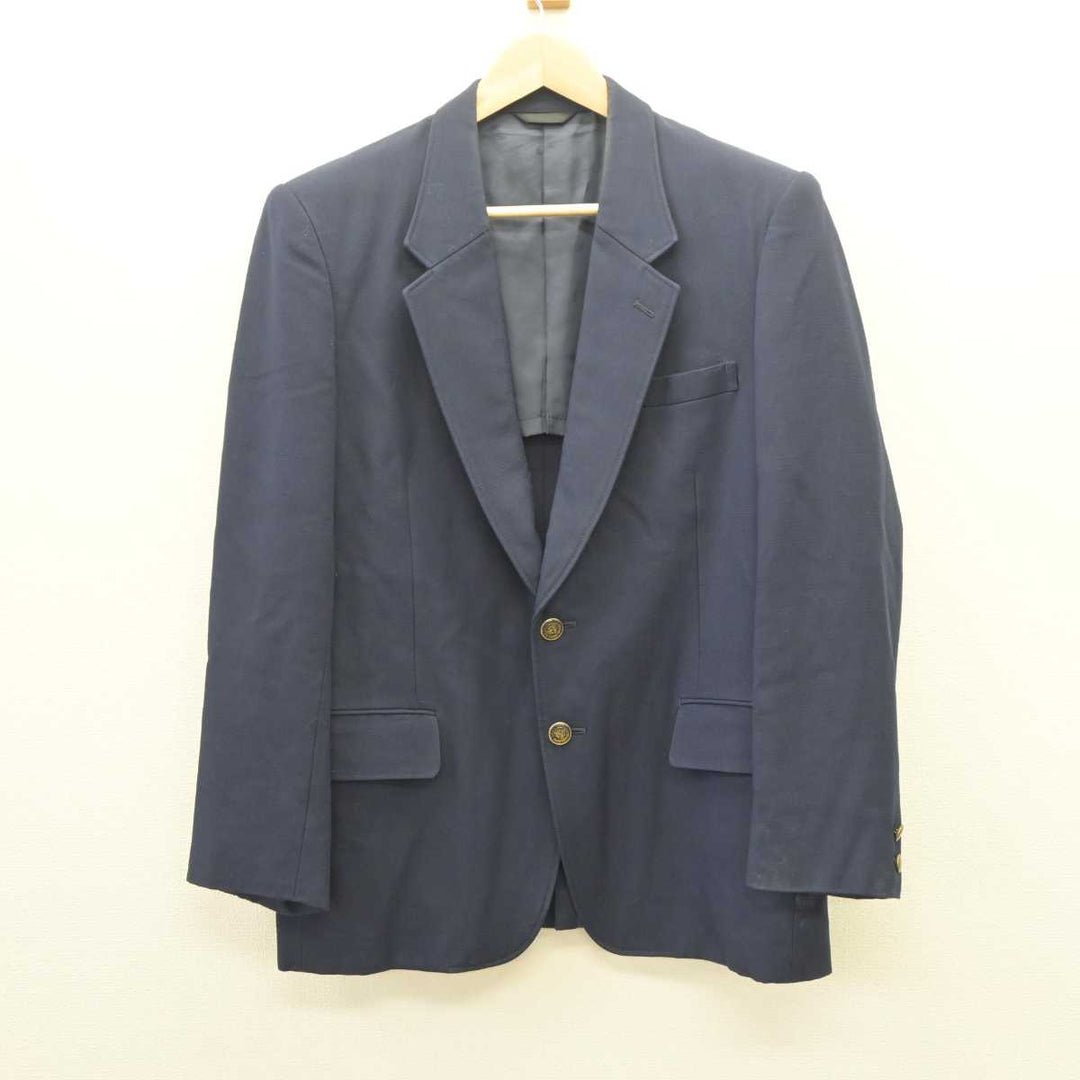 【中古】兵庫県 宝塚西高等学校 男子制服 3点 (ブレザー・ズボン) sf060987