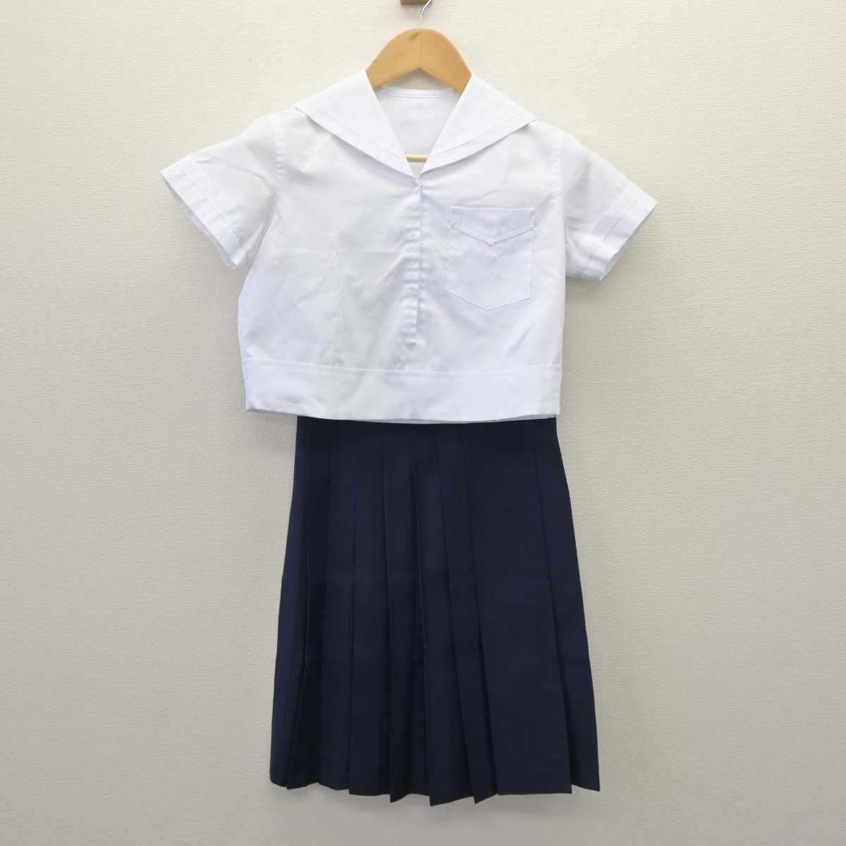 【中古】東京都 東洋英和女学院小学部 女子制服 3点 (セーラー服・スカート) sf060993