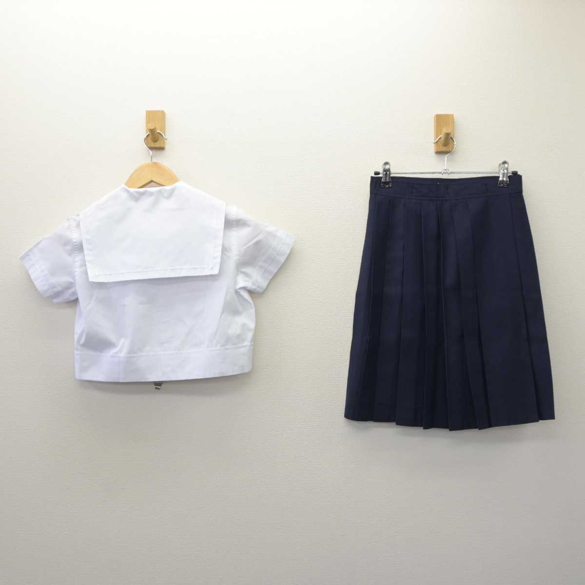 【中古】東京都 東洋英和女学院小学部 女子制服 3点 (セーラー服・スカート) sf060993