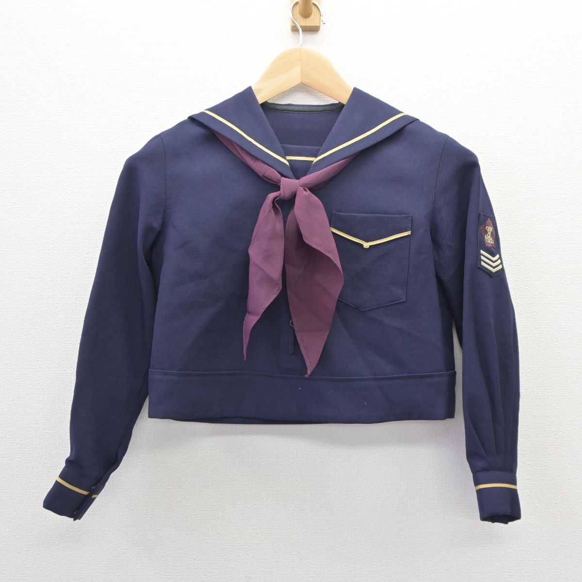 【中古】東京都 東洋英和女学院小学部 女子制服 3点 (セーラー服・スカート) sf060995