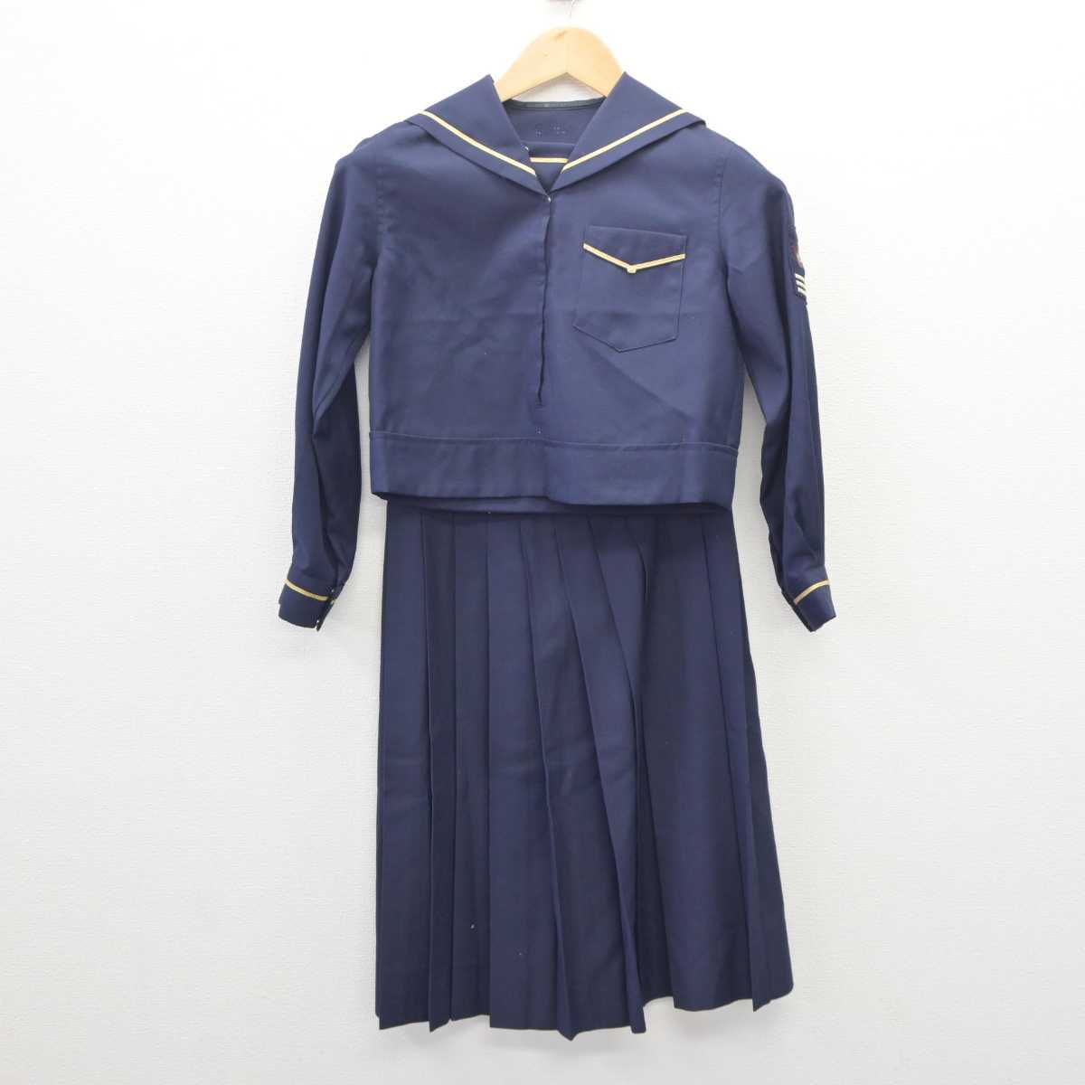 【中古】東京都 東洋英和女学院小学部 女子制服 2点 (セーラー服・スカート) sf060996