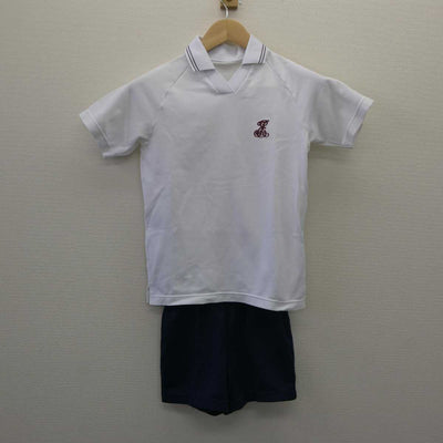 【中古】東京都 東洋英和女学院小学部 女子制服 3点 (体操服 上・体操服 上・体操服 下) sf060998