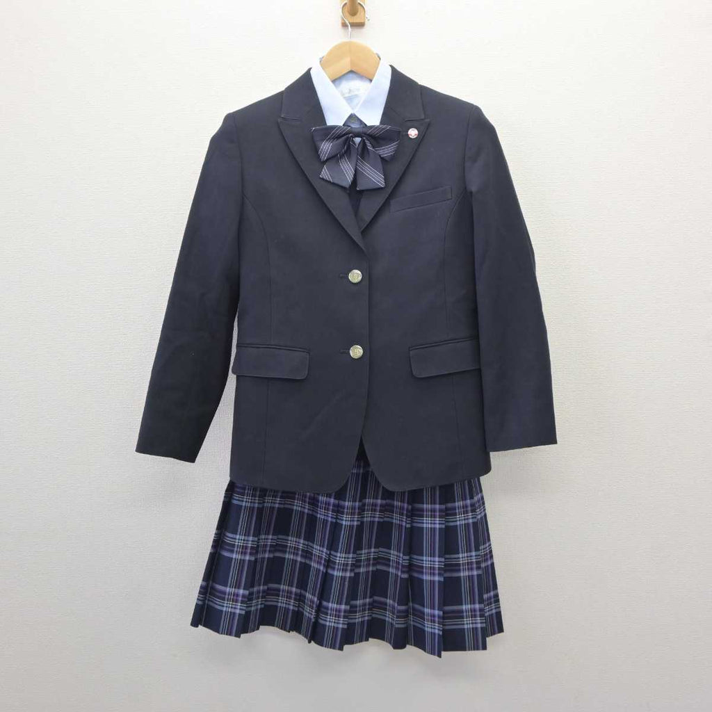 【中古】神奈川県 横浜学園高等学校 女子制服 6点 (ブレザー・ニット・シャツ・スカート) sf061006 | 中古制服通販パレイド