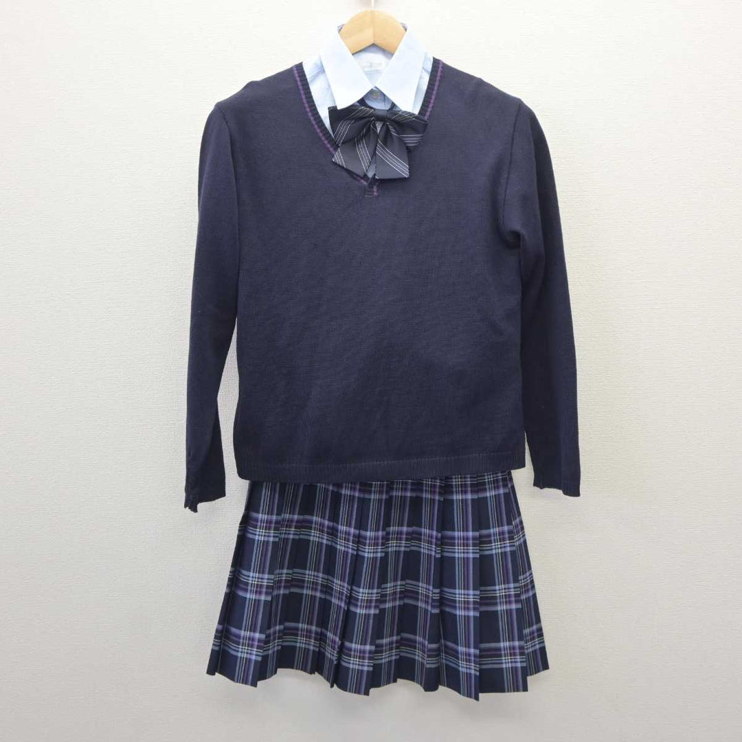 中古】神奈川県 横浜学園高等学校 女子制服 6点 (ブレザー・ニット・シャツ・スカート) sf061006 | 中古制服通販パレイド