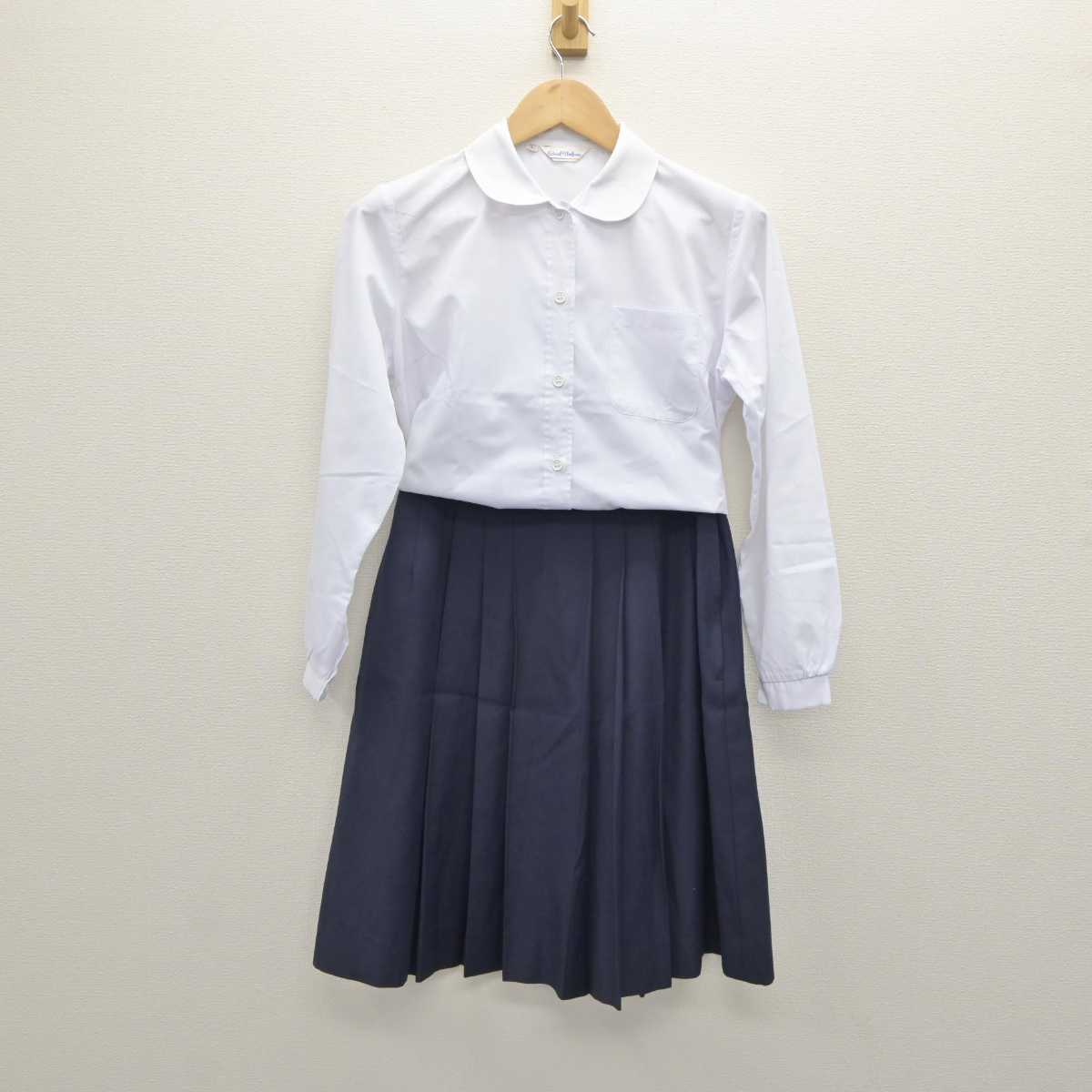 【中古】愛知県 南山学園 聖霊中学・高等学校 女子制服 2点 (シャツ・スカート) sf061014