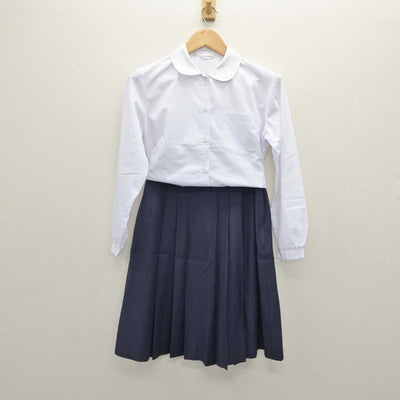 【中古】愛知県 南山学園 聖霊中学・高等学校 女子制服 2点 (シャツ・スカート) sf061014