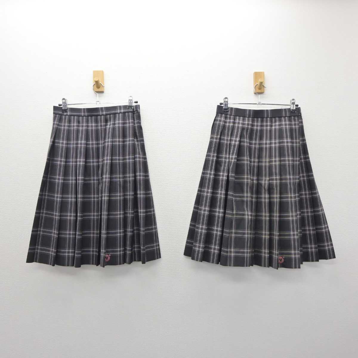 【中古】千葉県 二松学舎大学附属柏中学校・高等学校 女子制服 4点 (ブレザー・スカート) sf061016