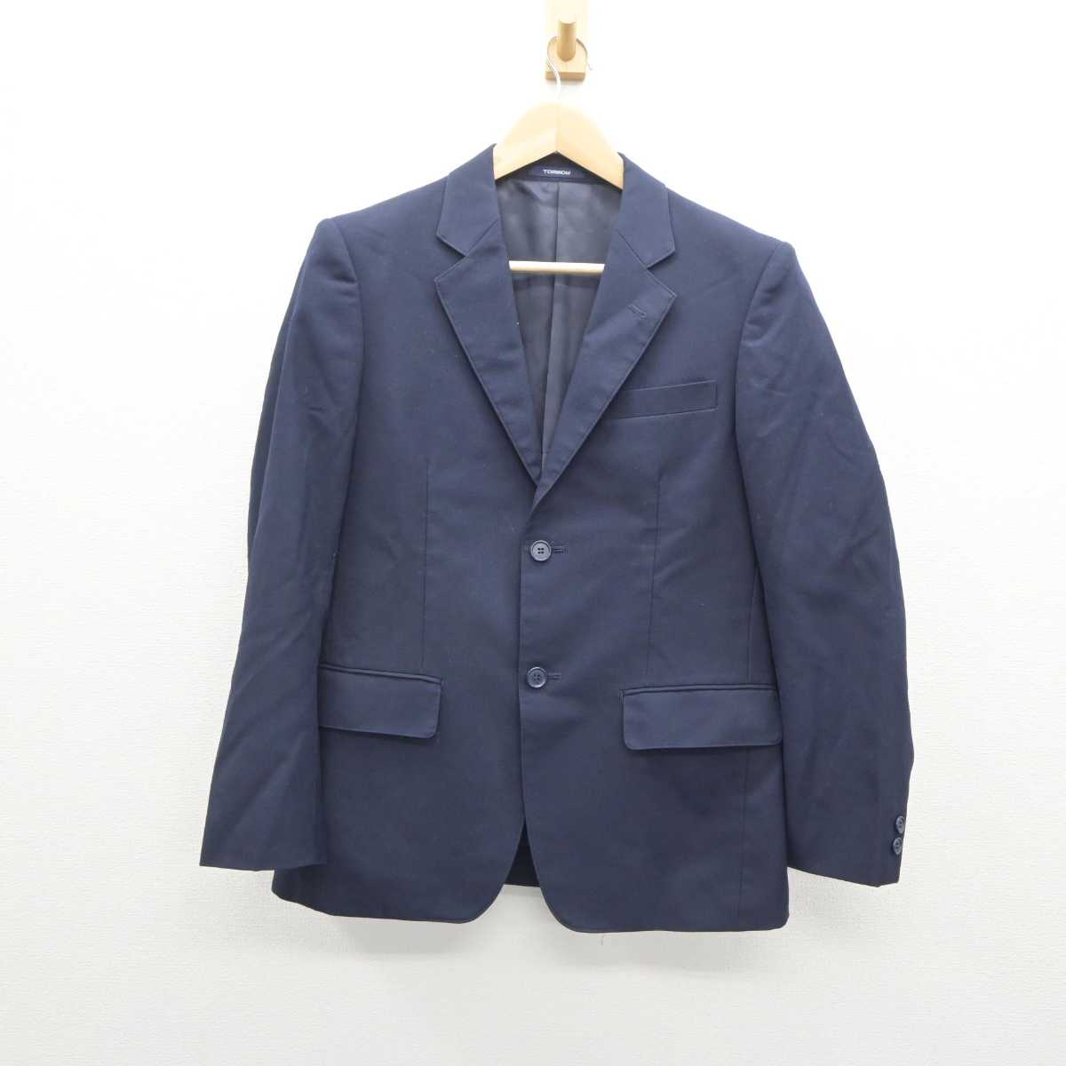 【中古】千葉県 柏中央高等学校 男子制服 3点 (ブレザー・ズボン) sf061017