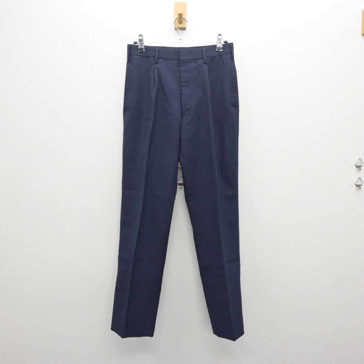 【中古】千葉県 柏中央高等学校 男子制服 3点 (ブレザー・ズボン) sf061017