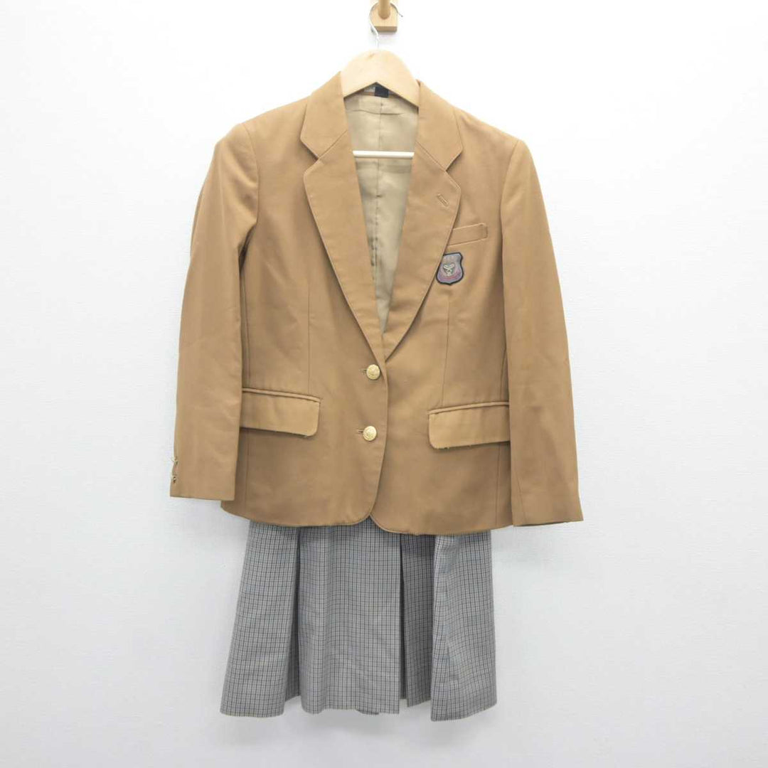 【中古】長崎県 長崎商業高等学校 女子制服 3点 (ブレザー・ニット・スカート) sf061021