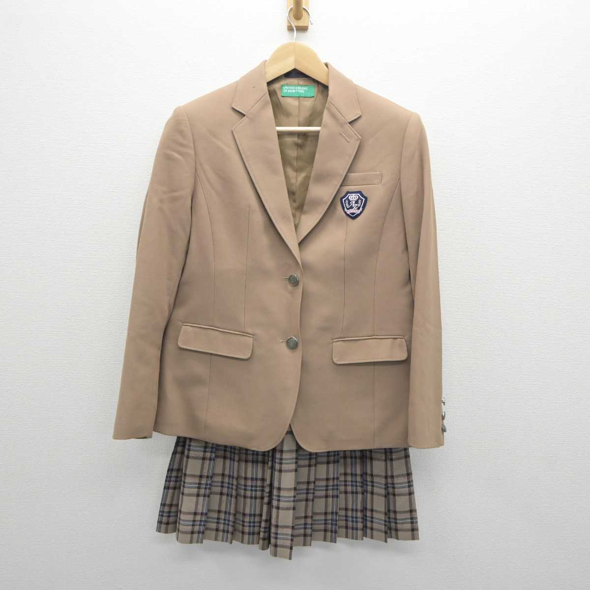 【中古】 あずさ第一高等学校 女子制服 2点 (ブレザー・スカート) sf061028