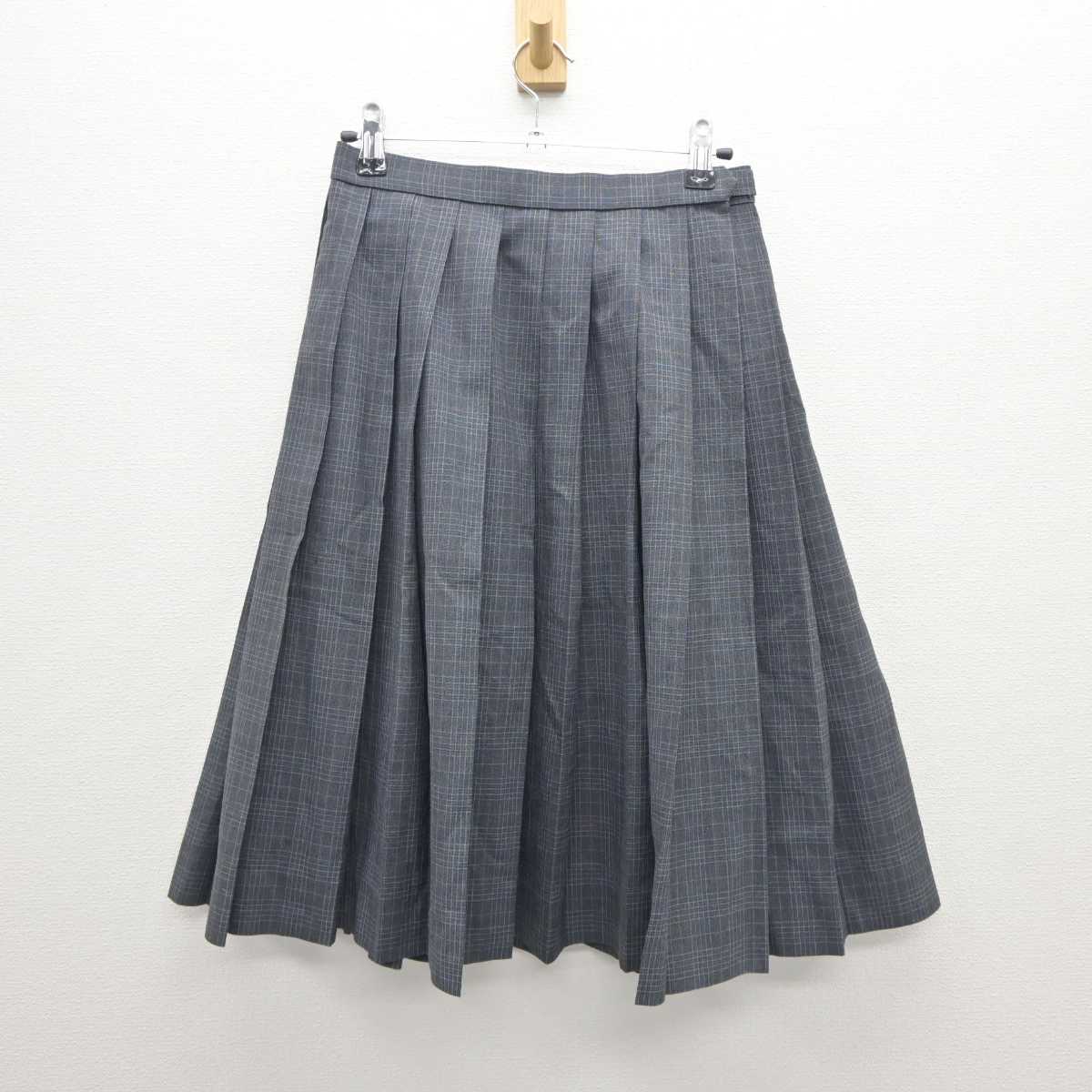 【中古】広島県 広島中等教育学校 女子制服 2点 (シャツ・スカート) sf061036