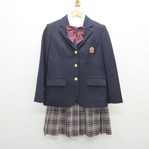 【中古制服】神奈川県 金沢総合高等学校 女子制服 4点（ブレザー