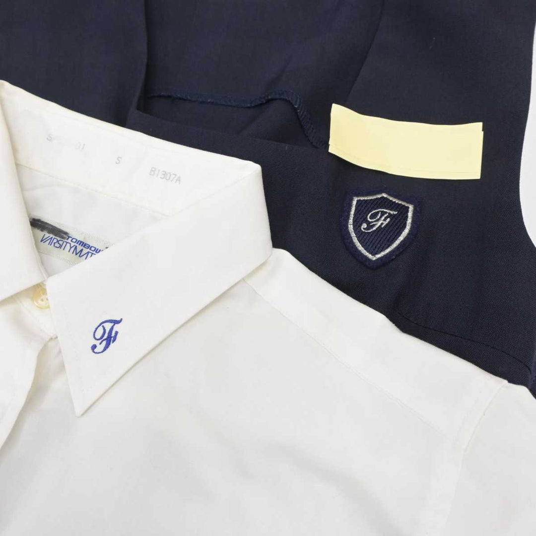 中古】福岡県 筑紫野市立二日市中学校 女子制服 2点 (シャツ 中古】福岡県 筑紫野市立二日市中学校 女子制服 2点 (シャツ