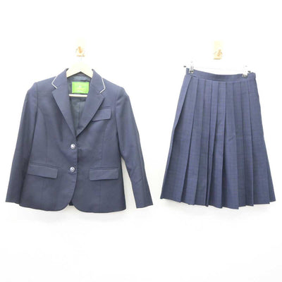 【中古】福岡県 福岡市内中学標準服 女子制服 3点 (ブレザー・スカート) sf061047