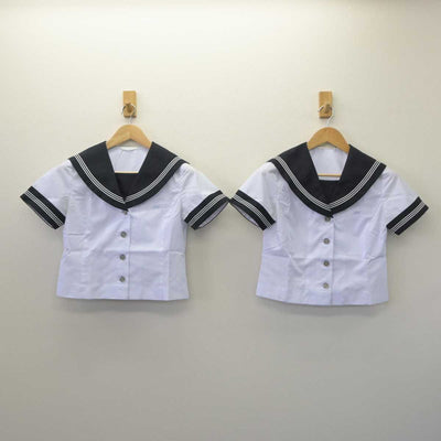 【中古】静岡県 三島北高等学校 女子制服 2点 (セーラー服) sf061057