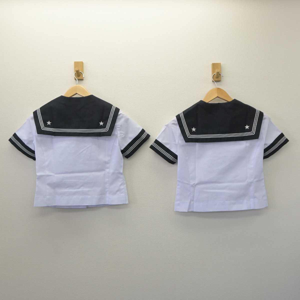 【中古】静岡県 三島北高等学校 女子制服 2点 (セーラー服) sf061057