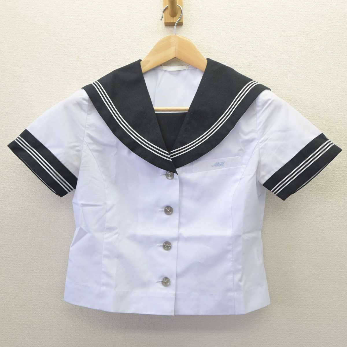 【中古】静岡県 三島北高等学校 女子制服 2点 (セーラー服) sf061057