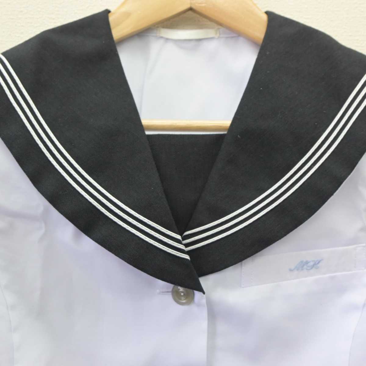 【中古】静岡県 三島北高等学校 女子制服 2点 (セーラー服) sf061057