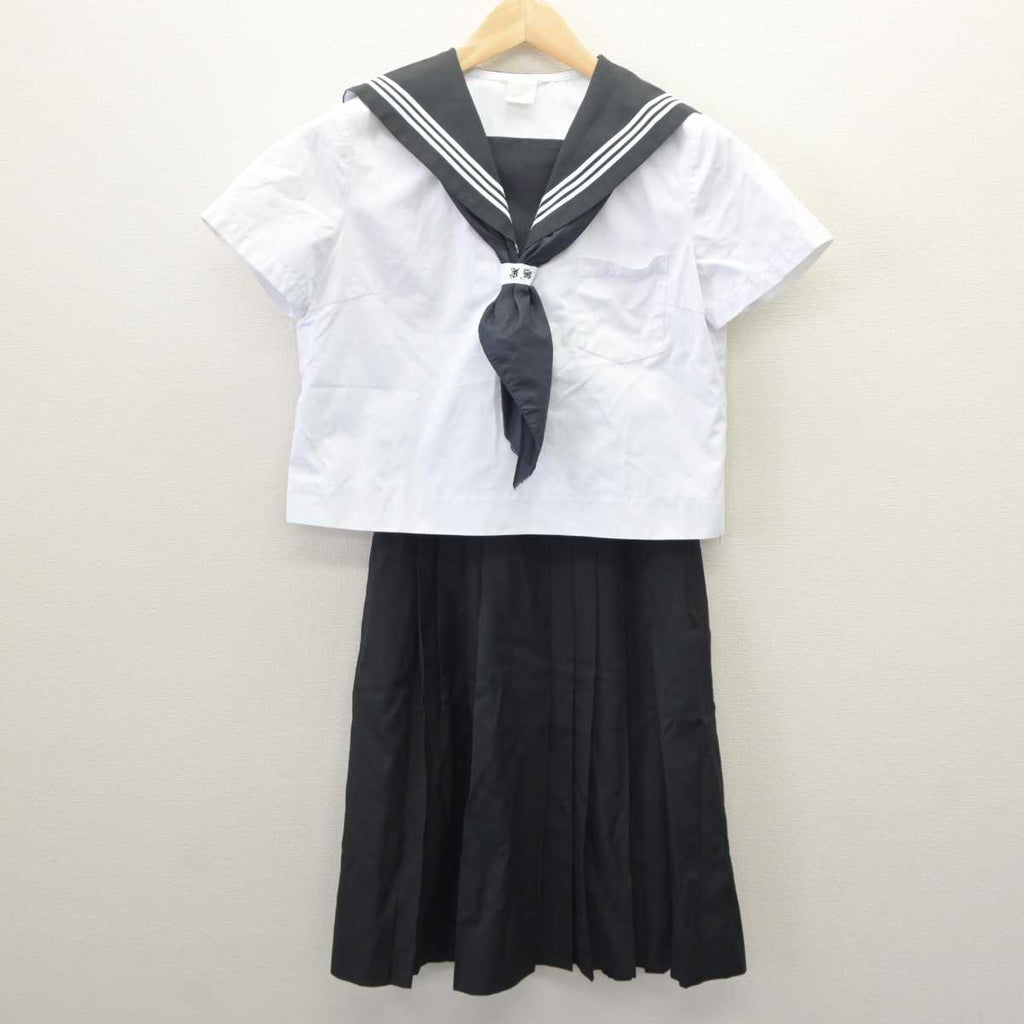 中古】兵庫県 洲本実業高等学校 女子制服 3点 (セーラー服・スカート) sf061059 | 中古制服通販パレイド