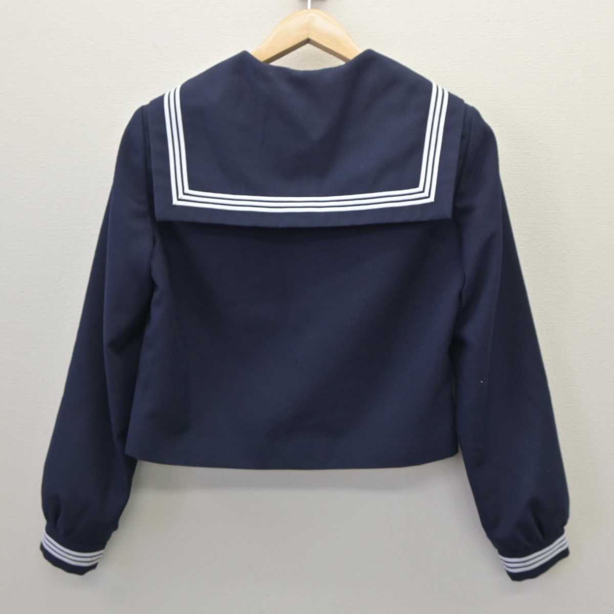 【中古】茨城県 久慈中学校 女子制服 2点 (セーラー服・スカート) sf061061