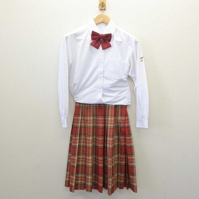 【中古】福井県 福井工業大学附属福井中学校 女子制服 5点 (ブレザー・シャツ・スカート) sf061062