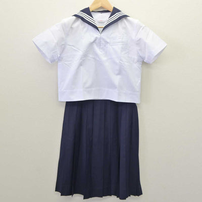 【中古】東京都 十文字高等学校 女子制服 2点 (セーラー服・スカート) sf061066