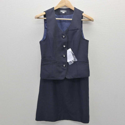 【中古】 事務服 女子制服 3点 (ジャケット・ベスト・スカート) sf061085