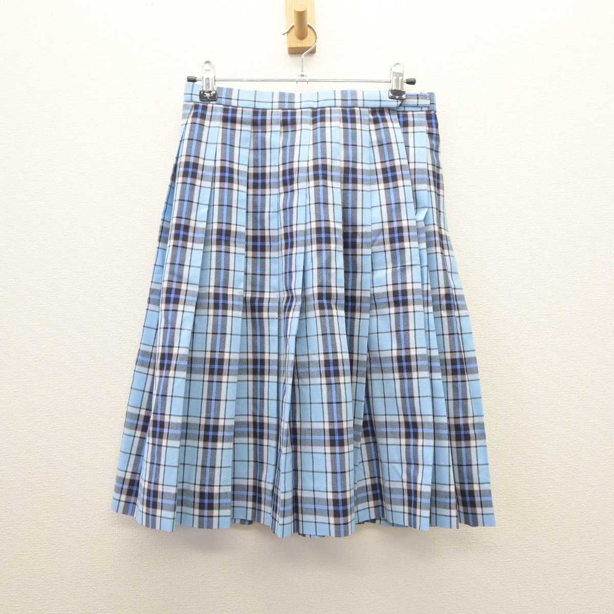 【中古】 クラーク記念国際高等学校 女子制服 3点 (シャツ・スカート) sf061096