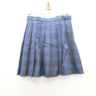 【中古】東京都 三田国際学園高等学校 女子制服 2点 (ニットベスト・スカート) sf061102